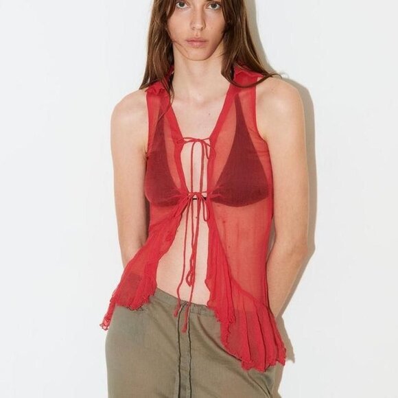 Gimaguas Balen Shirt in Red - Picture 2 of 6